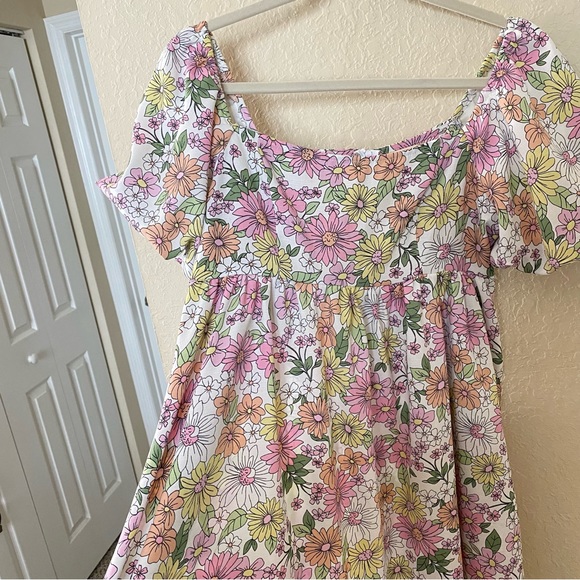 Altar’d State Floral Mini Dress Size Medium - Picture 7 of 9